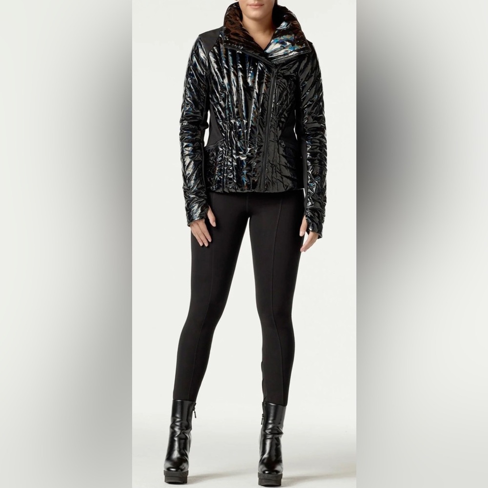 Blank Noir‎ Women’s Motion Panel Black Puffer Size M - Picture 15 of 15